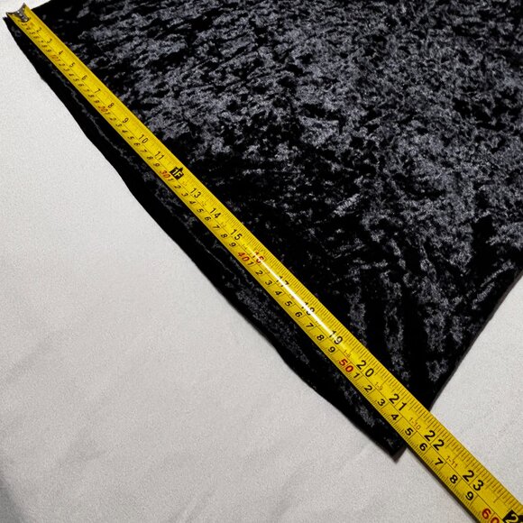 The Vanity Room Black Crushed Velvet Mini Dress S Whimsigoth Romantic Goth Soft - Picture 10 of 15